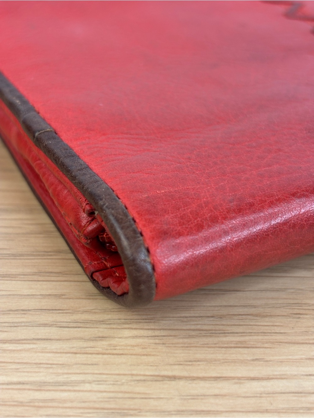 Brighton‎ Shiloh Africanz Red Leather Long Wallet. - Picture 10 of 15